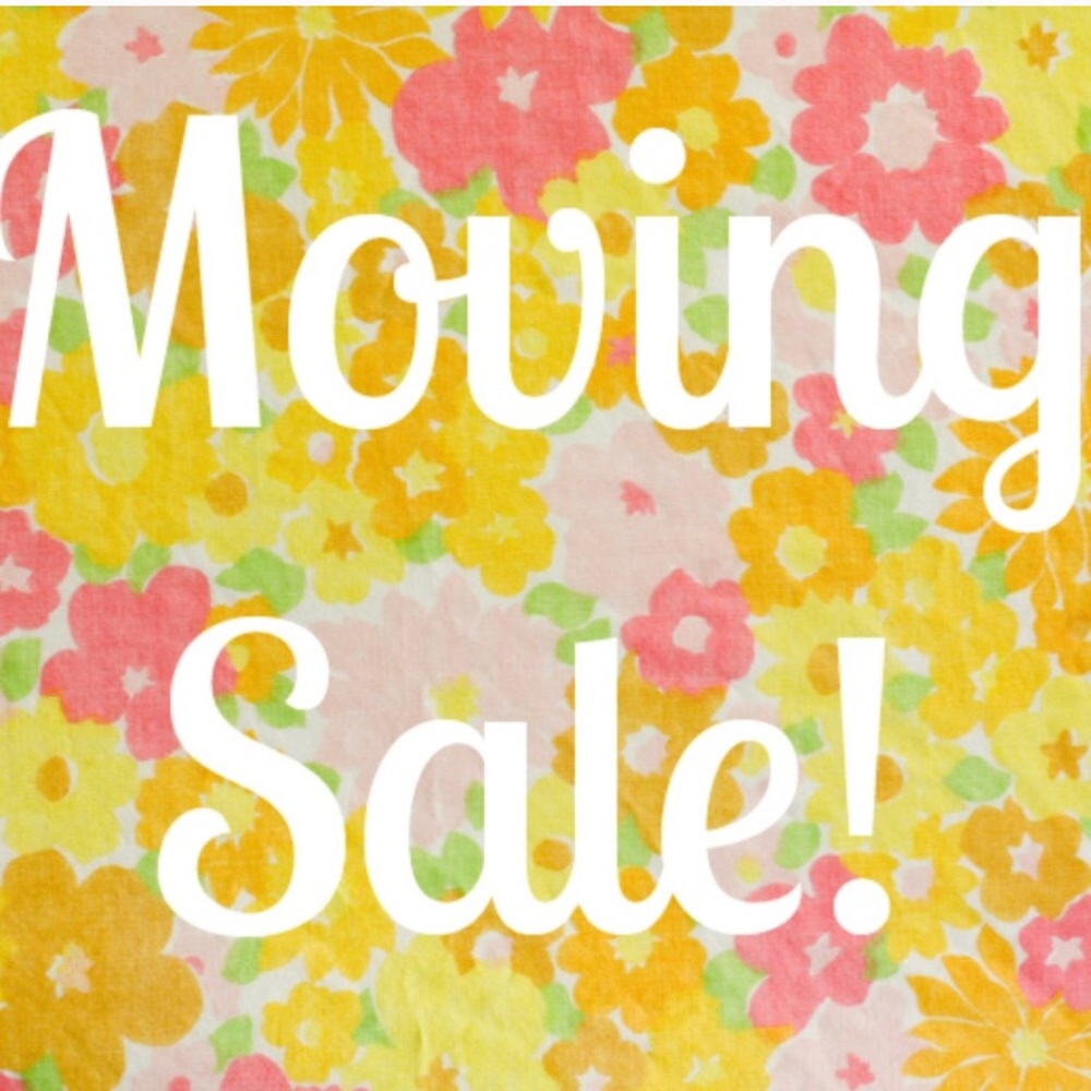 Moving Sale—make me an offer!